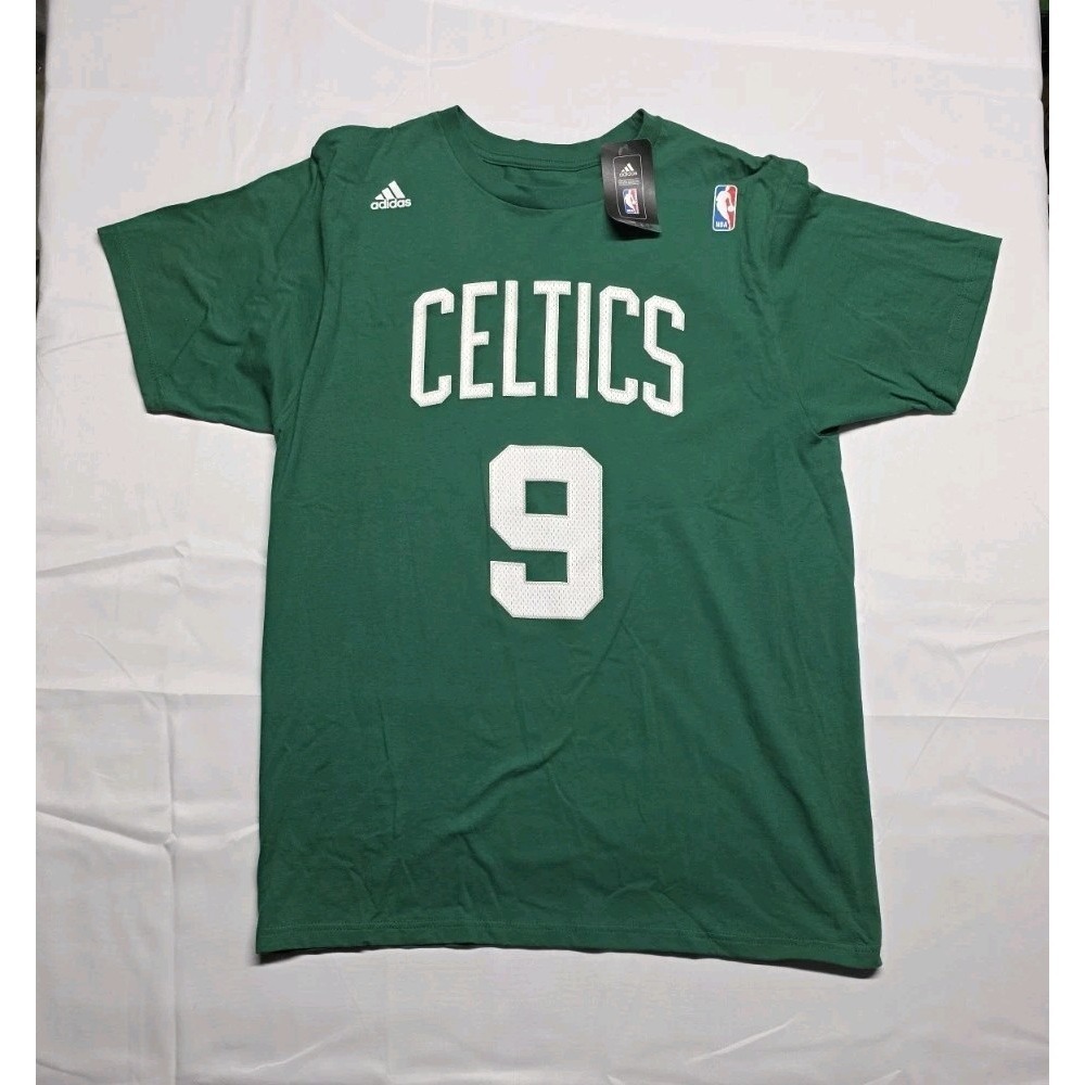 Adidas Rajon Rondo #9 Boston Celtics NBA Basketball Shirt Men's Green Size Large